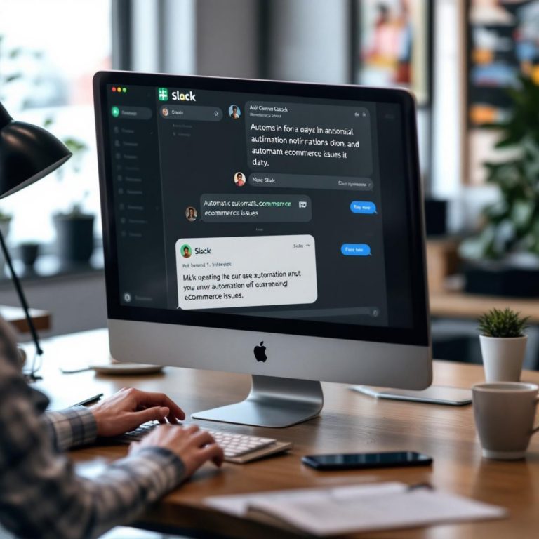 Sending automatic Slack notifications from Make when eCommerce gets weird
