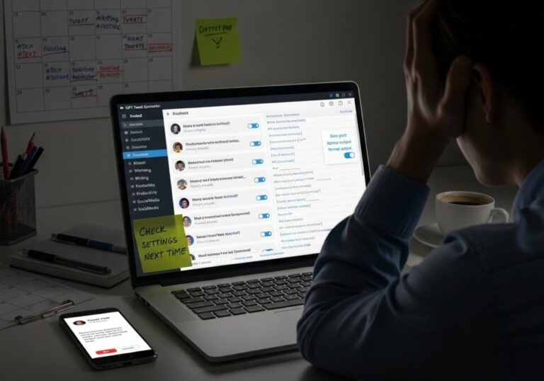 Batch writing tweets with GPT The setting I missed that broke everything silently