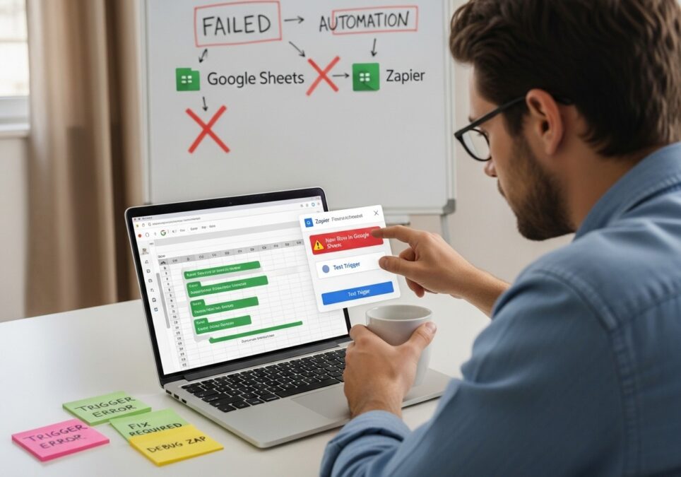 Zapier Not Triggering New Rows in Google Sheets Until You Fix This